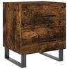 vidaXL Nachttisch R&auml;uchereiche 40x35x47,5 cm Holzwerkstoff