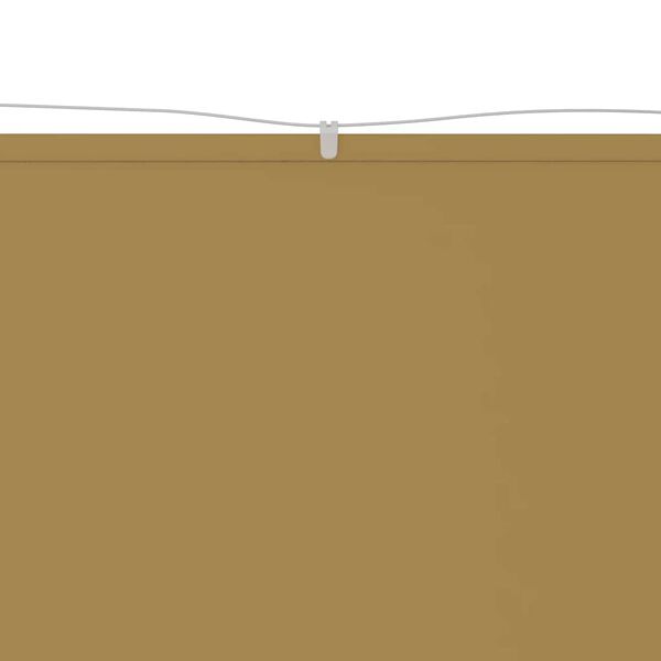 vidaXL Senkrechtmarkise Beige 100x1000 cm Oxford-Gewebe