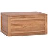 vidaXL Wand-Badschrank 60x45x30 cm Teak Massivholz