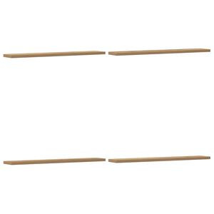 vidaXL Wandregale 4 Stk. Artisan-Eiche 60x20x1,5 cm Holzwerkstoff