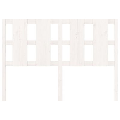 vidaXL Bett-Kopfteil Weiß 145,5x4x100 cm Massivholz Kiefer