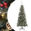 vidaXL K&uuml;nstlicher Weihnachtsbaum mit 150 LEDs mit St&auml;nder Gr&uuml;n 150 cm