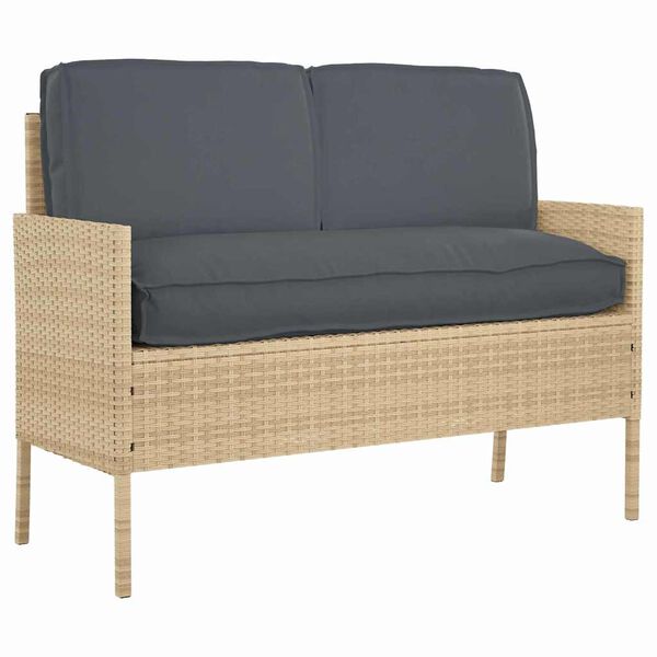 vidaXL Pallet Kissen Set 3 pcs Anthrazit 120 x 50 x 12 cm Oxford Stoff