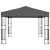 vidaXL Pavillon 3×3 m Anthrazit Stoff