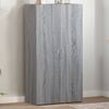 vidaXL Aktenschrank Grau Sonoma 60x32x115 cm Holzwerkstoff