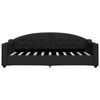 vidaXL Tagesbett mit Matratze Schwarz 90x190 cm Stoff
