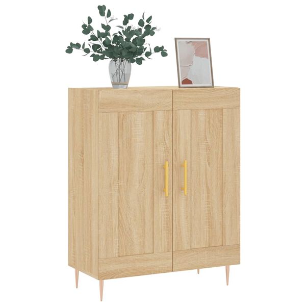 vidaXL Sideboard Sonoma-Eiche 69,5x34x90 cm Holzwerkstoff