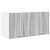 vidaXL H&auml;ngeschrank Graues Sonoma 80 x 31 x 40 cm Holzwerkstoff