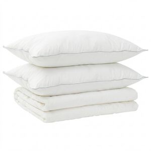 vidaXL Bettdecke und Kissen Set 3 stk. 200x200 cm Sommer 200 GSM Wolle