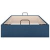 vidaXL Ottoman-Bett ohne Matratze Blau 90x200 cm Stoff