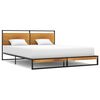 vidaXL Bettgestell Metall 140x200 cm