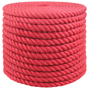 vidaXL Juteseil 24 mm Rot 100% Tossa Jute