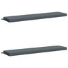 vidaXL Bankkissen SOEST 2 stk. 100 % Polyester Blau 200 x 40 x 8 cm
