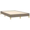 vidaXL Boxspringbett mit Matratze Taupe 120x190 cm Stoff