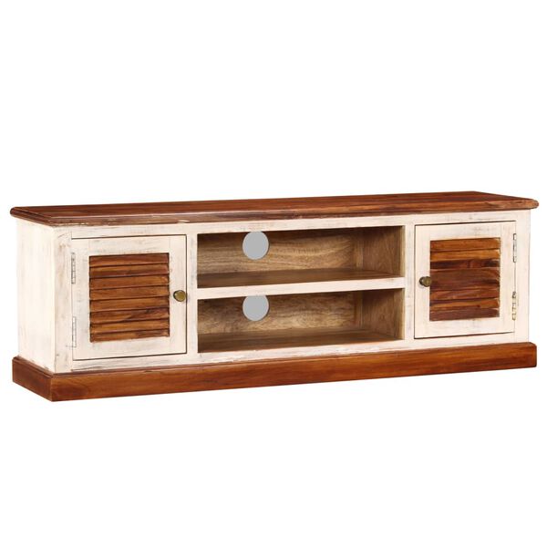 vidaXL TV-Schrank Massivholz Akazie Mango 120x30x40 cm