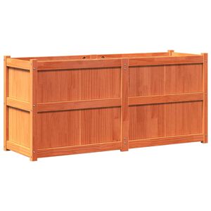 vidaXL Pflanzk&uuml;bel Wachsbraun 150x50x70 cm Massivholz Kiefer