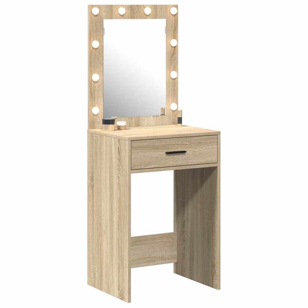 vidaXL Schminktisch Sonoma-Eiche 50 x 41 x 135 cm Holzwerkstoff