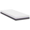 vidaXL Matratze Weiß und Grau 80 x 200 cm Memory Foam