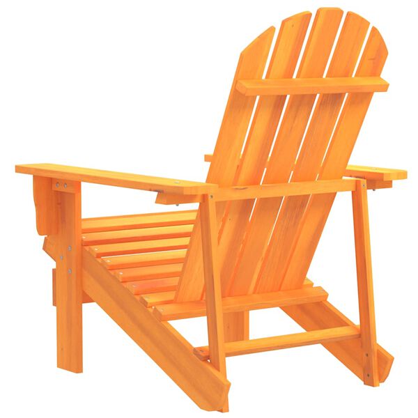 vidaXL Adirondack-Gartenstuhl Massivholz Tanne Orange