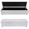 vidaXL Bank mit Stauraum Wei&szlig; 168x44x44 cm