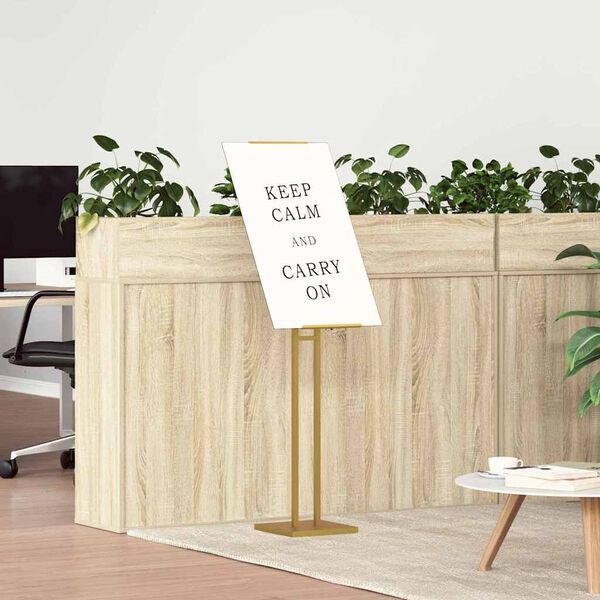 vidaXL Messest&auml;nde Gold 26,5 x 26,5 x 127 cm Stahl