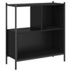 vidaXL Bücherregal Schwarz 72x28x77,5 cm Holzwerkstoff