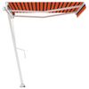 vidaXL Standmarkise Automatisch 300x250 cm Orange/Braun