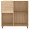 vidaXL Plattenschrank Sonoma-Eiche 84,5x38x89 cm Holzwerkstoff