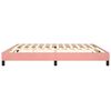 vidaXL Boxspringbettgestell Rosa 200x200 cm Samt