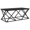 vidaXL Couchtisch Schwarz Eichen-Optik 100 x 49 x 40 cm Holzwerkstoff