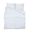 vidaXL Bettw&auml;sche-Set Wei&szlig; 240x220 cm Leichte Mikrofaser