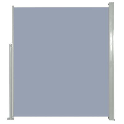 vidaXL Ausziehbare Seitenmarkise 160x300 cm Grau