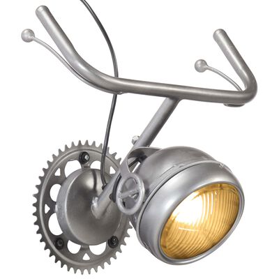 vidaXL Wandlampe im Fahrradteil-Design Eisen