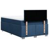 vidaXL Boxspringbett mit Matratze Blau 120x190 cm Stoff