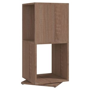 vidaXL Drehregal Sonoma-Eiche 34,5x34,5x75,5 cm Holzwerkstoff