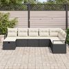 vidaXL Sofa Set mit Kissen 5 pcs Poly-Rattan