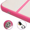 vidaXL Aufblasbare Gymnastikmatte mit Pumpe 300x100x15 cm PVC Rosa