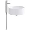 vidaXL Waschbecken f&uuml;rs Badezimmer Chrom 40,5 x 40,5 x 15,5 cm Metall