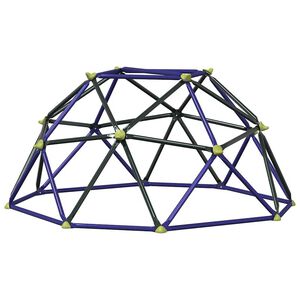 vidaXL Kletter Dome Blau Stahl