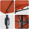 vidaXL Garten-Sonnenschirm Terrakotta 385 x 209 x 244 cm Polyester