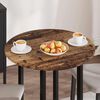 vidaXL Tischplatte Altholz 70 x 70 x 1,5 cm Holzwerkstoff