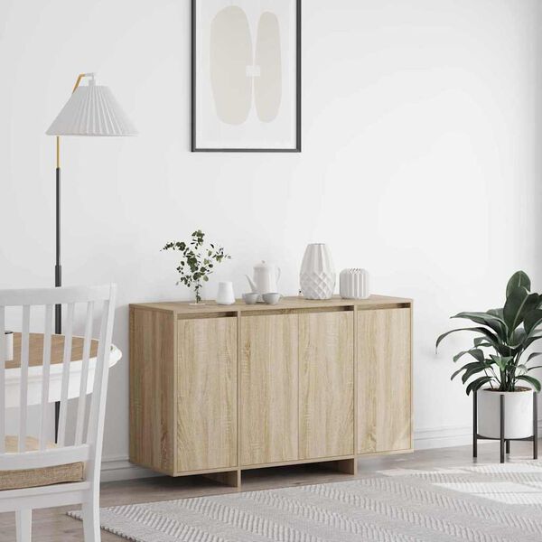 vidaXL Sideboard Sonoma-Eiche 120 x 41 x 75 cm Holzwerkstoff