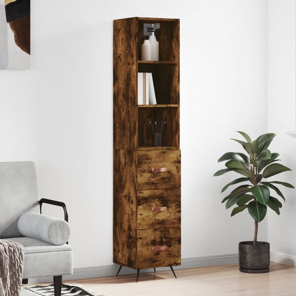 vidaXL Highboard R&auml;uchereiche 34,5x34x180 cm Holzwerkstoff