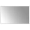 vidaXL LED-Badezimmerspiegel Transparent 80 x 50 cm Geh&auml;rtetes Glas