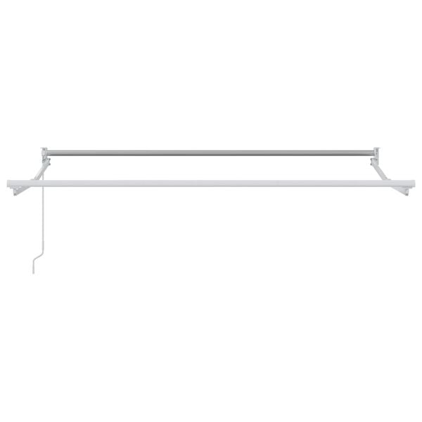 vidaXL Manuell einziehbare Markise Rot 3,5 x 2 m