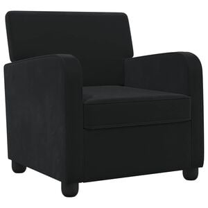 vidaXL Sessel Schwarz Samt