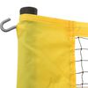 vidaXL Badminton-Netz Gelb und Schwarz 600x155 cm PE-Gewebe