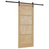 vidaXL Schiebet&uuml;r ORKDAL 86 x 211 cm Massives Kiefernholz Natur