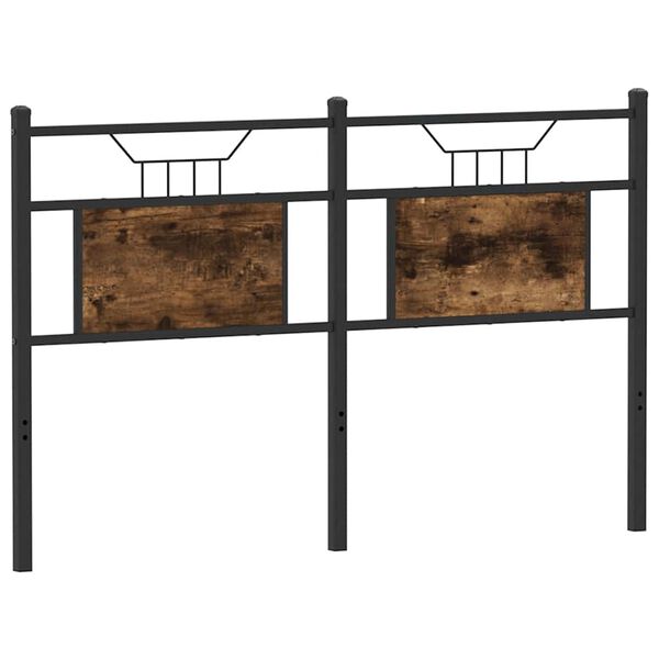 vidaXL Ersatz-Kopfteil R&auml;uchereiche 137 cm Holzwerkstoff und Stahl