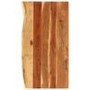 vidaXL Badezimmer-Waschtischplatte Massivholz Akazie 100x52x3,8 cm